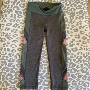 Live Love Dream Cropped Mesh Leggings